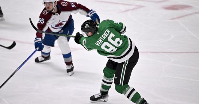 Recap: Rantanen scores hat-trick, Avs implode in 4-2 disaster as Stars advance