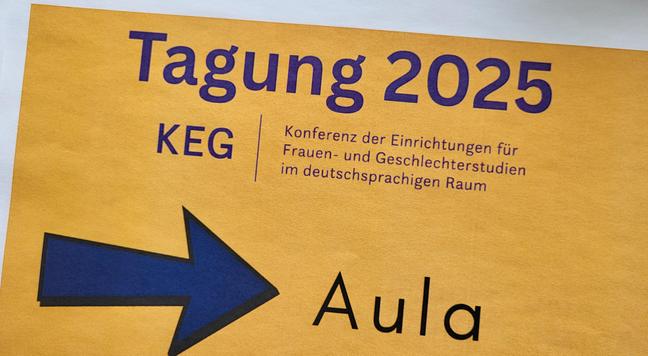 Beschilderung KEG Tagung