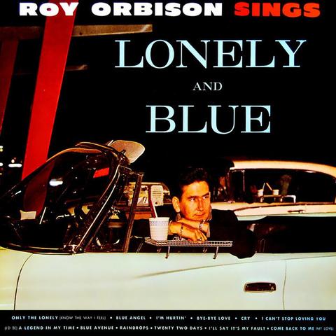 LP cover with man in a car.