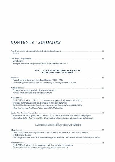 sommaire de l'ouvrage