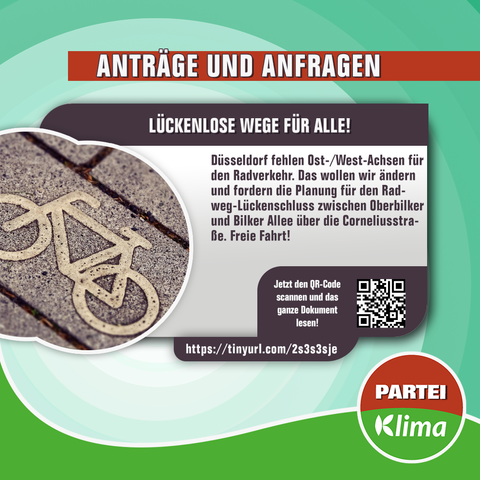 Zu sehen ist hier ein Weg mit dem Symbol eines Fahrrads.