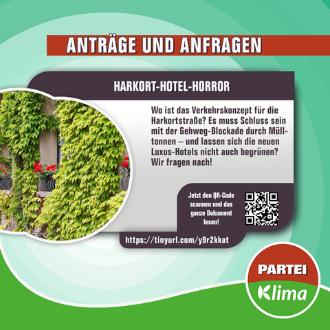 Zu sehen ist eine begrünte Fassade.