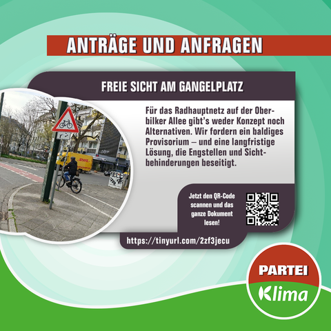 Zu sehen ist hier der Übergang auf der Oberbilker Allee.