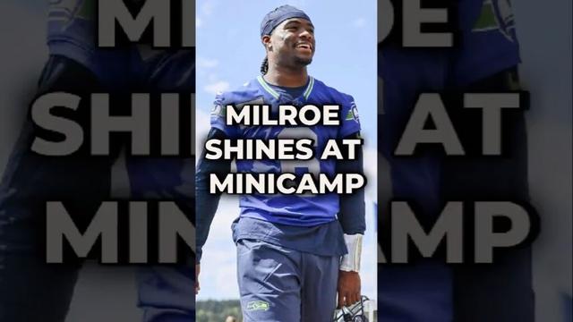 Jalen Milroe SHINES At Seattle Seahawks Rookie Minicamp #nfl #nfldraft #seahawks