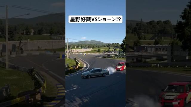 豪快なドリフトでランエボをオーバーテイクするR34 GT-R【頭文字D】 #イニシャルd #initiald #drift #drifting #granturismo7 #グランツーリスモ7