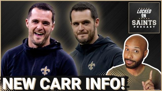 REPORT: Saints, Derek Carr Injury Resolution Should Be Coming SOON | New Orleans' Devin Neal A STEAL