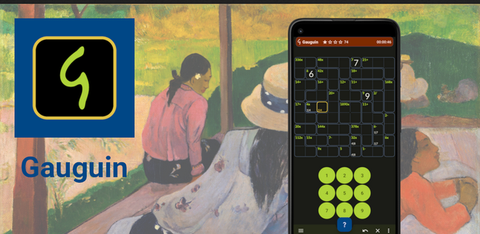 Screenshot of Gaugin android app