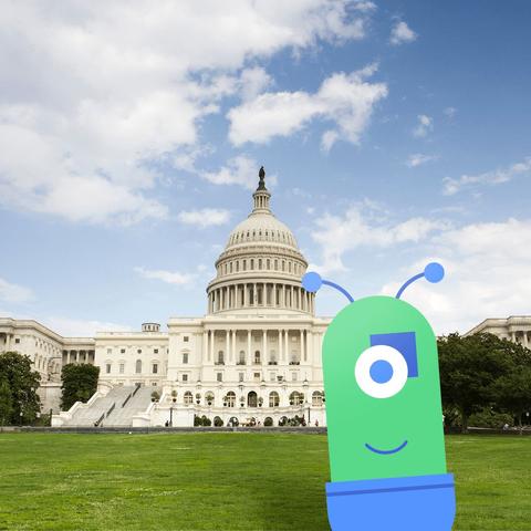 Smarshian - the mascot for the company Smarsh - visits various places in Washington DC in advance of the FINRA Conference taking place there May 13-15. Smarsh is the company that owns Telemessage - the folks that brought you the unauthorized hacked Signal clone that keeps government communications in plain text.