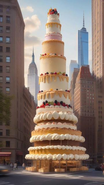 "Pavlova Paradiso" - Sahnetorten-Architektur in Manhattan