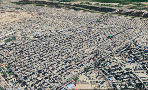 Google Earth 3D view of location