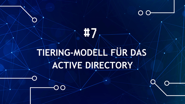 Die 7. Folge unseres Podcasts ist da! 🎉

In dieser Episode sprechen wir mit Hagen Molzer, Leitender Berater und Experte für Active Directory Security, über das spannende Thema Tiering-Modell.