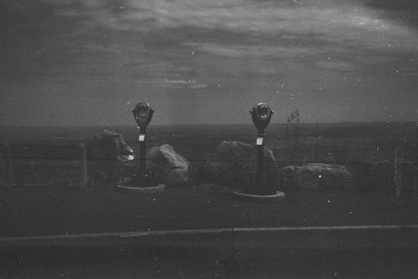 Two observation telescopes at the top of High Point NJ