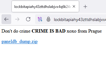 Popsuty Lockbit