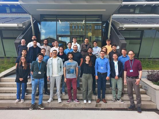 Group picture with the participants of the doctoral seminar “Multiphase Flows: Cutting Edge Approaches in Computational Fluid Dynamics" from April 29 to May 13 at Politecnico di Milano.
