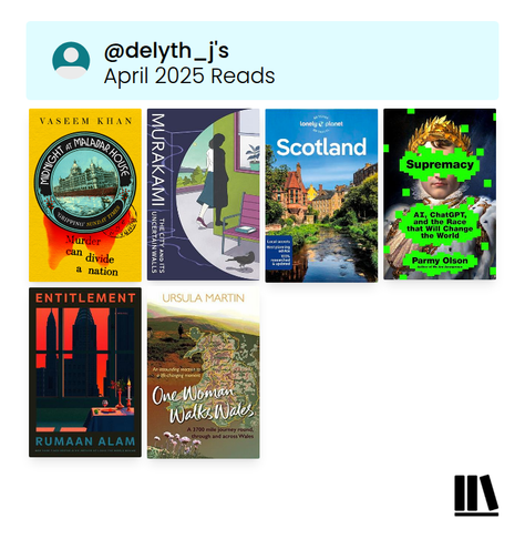 A collage of covers of the books listed in the toot
