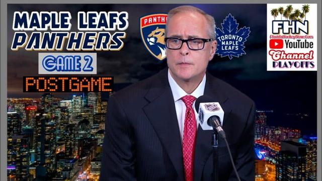 PAUL MAURICE, Panthers Playoff Postgame: Toronto Maple Leafs Coming to Florida Up 2-0