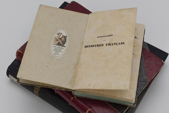 Einleger zu Raoul Fernand Jellinek-Mercedes in den restituierten und zurückgekauften Werken an der SLUB Dresden
