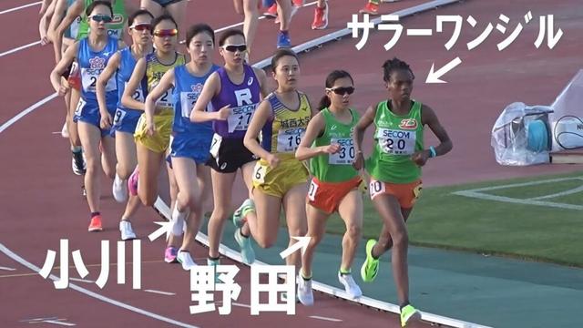 小川陽香・ｻﾗﾜﾝｼﾞﾙなど 決勝 女子10000m 関東インカレ陸上2025