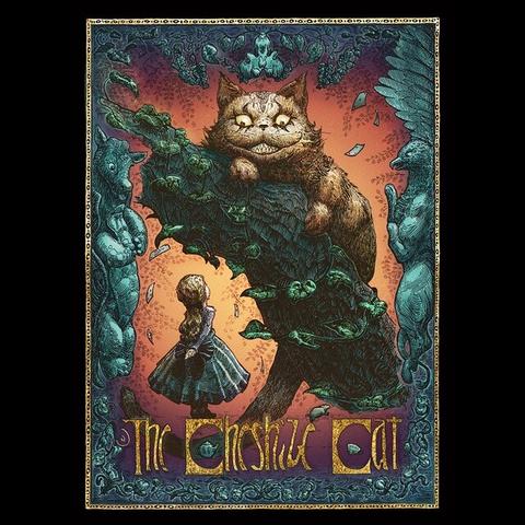 a chashire cat illustration of mine