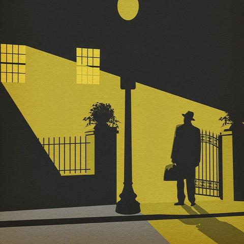 Version minimaliste de l'affiche du film L'Exorciste.