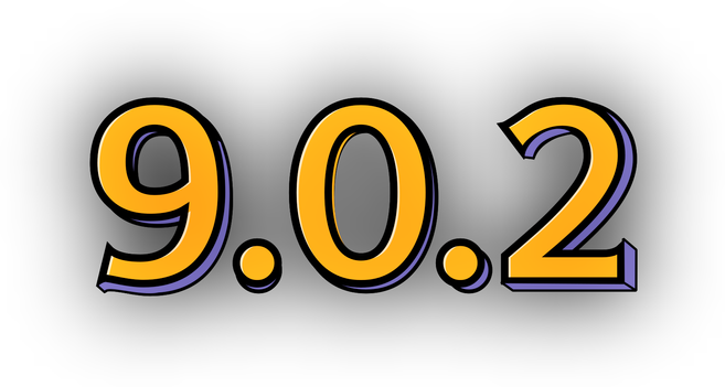 9.0.2 drawn in overlapping 3d text