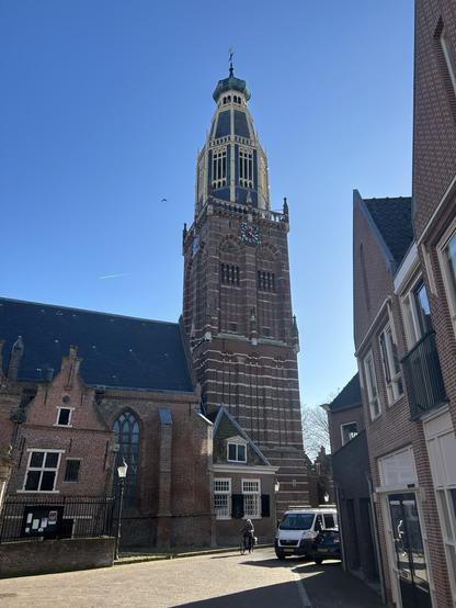 Foto van de kerk van Enkhuizen
