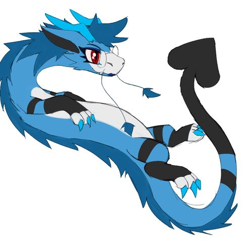 my fursona but they are a noodle / eastern dragon