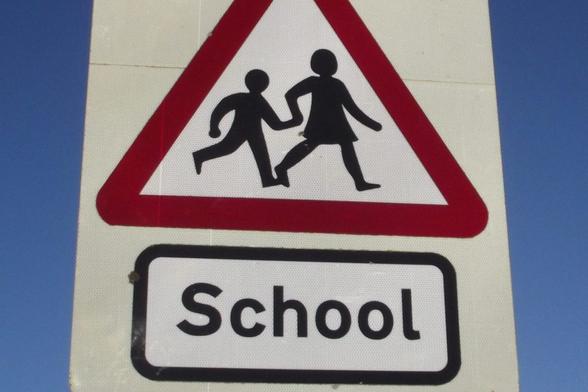 School sign. Picture: Elliott Brown