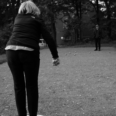 boule game in progress