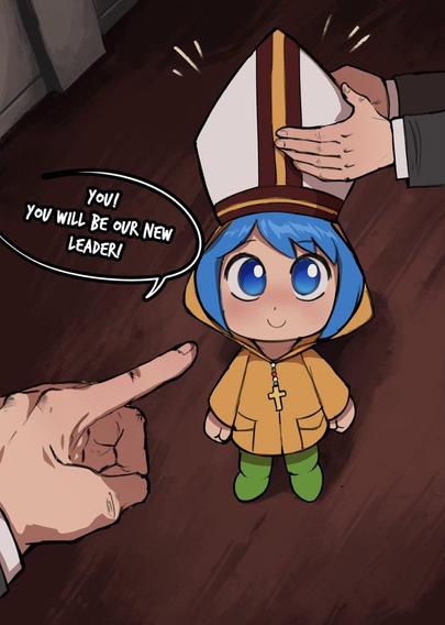 Luce mascotte del Vaticano