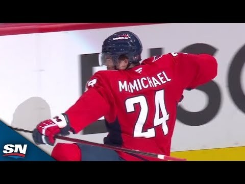 Capitals' Connor McMichael Breaks The Ice In Game 2 With Breakaway Beauty