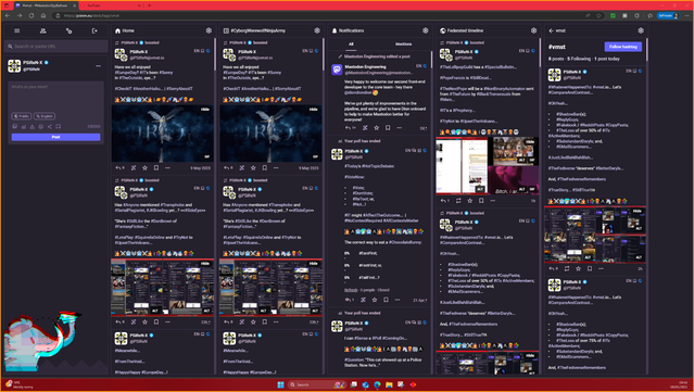 #PSiReN.eu #AdvancedWebInterface v4.3.8+glitch with/without #CollapsedToots, which are #StillQuiteCool... Whether you #LikeIT... #OrNot...