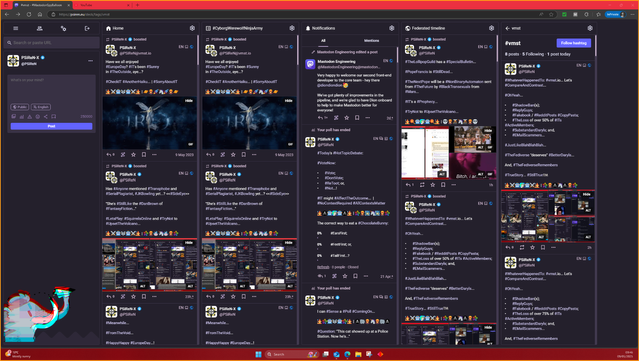 #PSiReN.eu #AdvancedWebInterface v4.3.8+glitch with/without #CollapsedToots, which are #StillQuiteCool... Whether you #LikeIT... #OrNot...