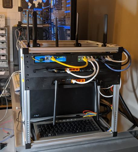 the network rack, it looks basically the same but neater