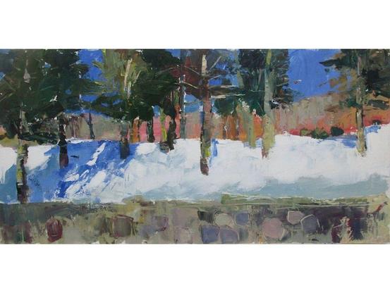 Original landscape paintings for all seasons by Janet Dyer. Note: Discounts and sales do not apply to original artwork.