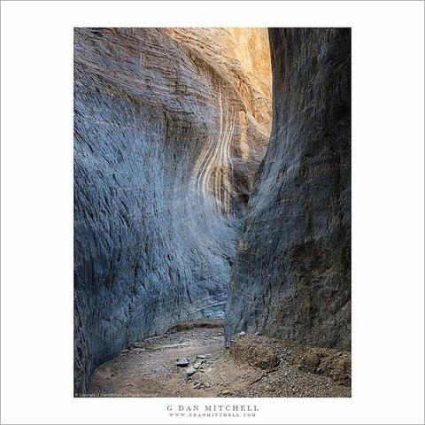 A Death Valley slot canyon