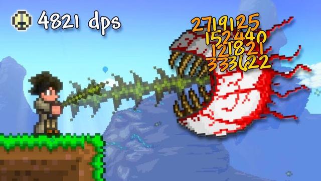 Terraria Magic Weapons Only, But There's No Immunity...