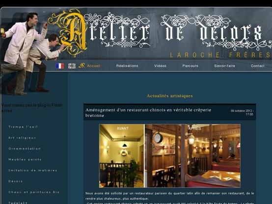 Peinture décorative Cyril Laroche à #Sées (#Orne) L'Atelier des Frères Laroche avec Cyrille et Christian Laroche. Décors peints, trompes l'oeil, fausses matières et meubles peints. La technique ...
Suite 👉 https://artisansdupatrimoine.fr/professionnel/150/cyril-laroche-sees
#Artisan #Restauration #Patrimoine