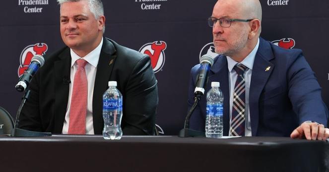 A Low Key New Jersey Devils Season Ending Press Conference by GM Tom Fitzgerald and HC Sheldon Keefe