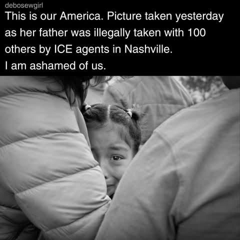 ICE Gestapo abducted her father