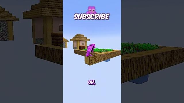 Minecraft, But the World Is Flying Gravel! 🪽  #shorts