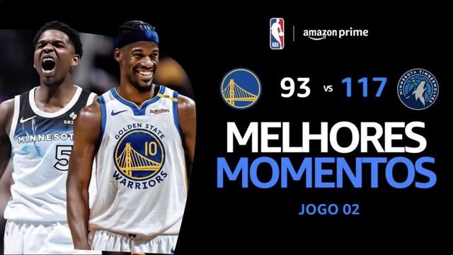 MINNESOTA TIMBERWOLVES 117 X 93 GOLDEN STATE WARRIORS | MELHORES MOMENTOS | PLAYOFFS NBA 2024-25