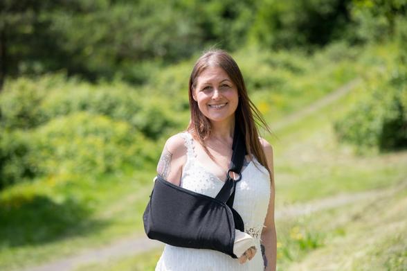 ROLLERCOASTER: Gemma had a week to remember after arm ops and lottery win