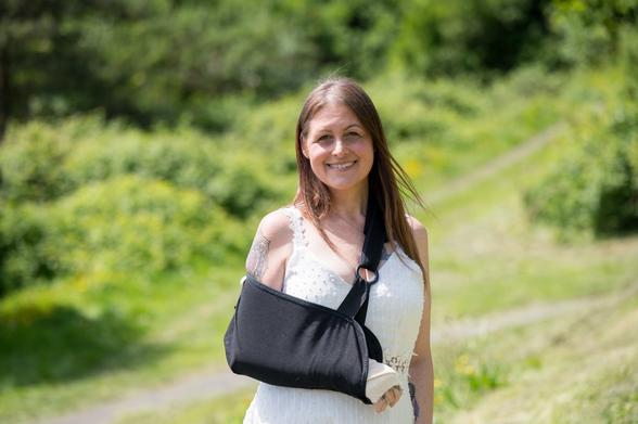 ROLLERCOASTER: Gemma had a week to remember after arm ops and lottery win