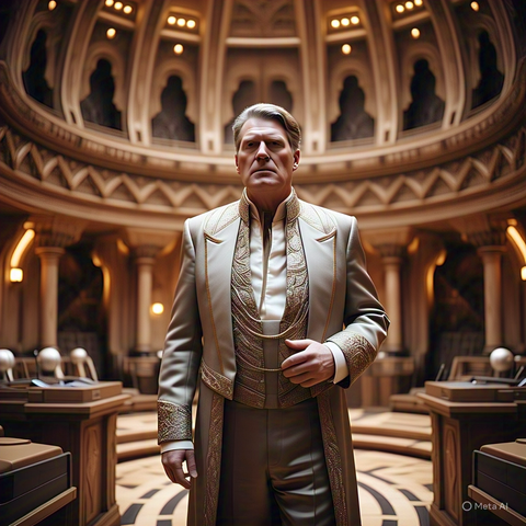 Keir Starmer as a galactic senator