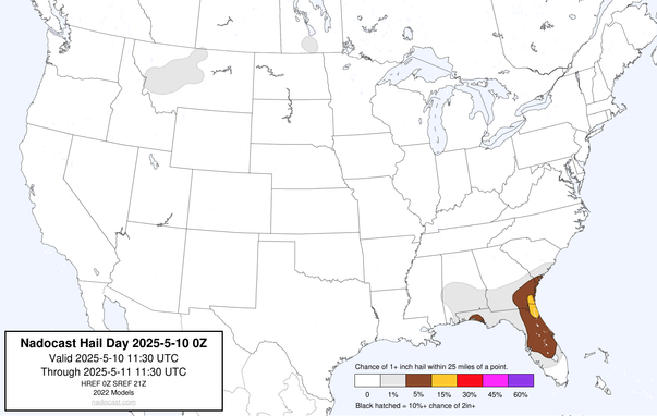 0z Day #Hail Forecast