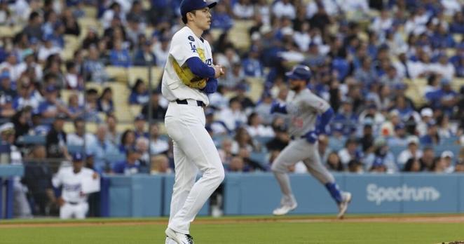 Roki Sasaki shines but Dodgers' offense slides in laugher of a loss