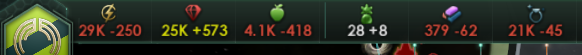 Screenshot of the resources tab in the game Stellaris