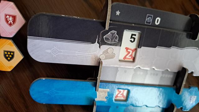 Card holder for Kutná Hora, cardboard sliders slightly damaged.