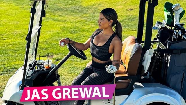 Jas Grewal shows off most outrageous golf outfit yet as fans say ‘if I wore that I’d be arrested’